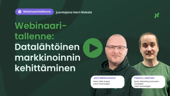 Webinaaritallenne: Datalähtöinen markkinoinnin kehittäminen