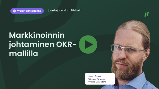 Webinaaritallenne: Markkinoinnin johtaminen OKR-mallilla