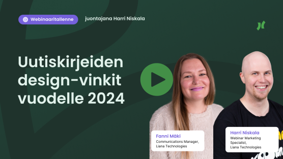 Webinaaritallenne: Uutiskirjeiden design-vinkit vuodelle 2024